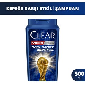 Resim Clear Men Kepeğe Karşı Şampuan Cool Sport Menthol 500 ml - Gratis 