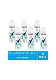 Resim Rexona Ocean Fresh Kadın Sprey Deodorant 6 x 150 ML 