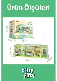 Resim Jaki Nanci Serisi Mutfak 263 Parça Oyuncak Yapım Seti -ffjkhk135 