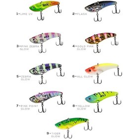 Resim Ryuji Mirror Vib 4 Gr / 3 5 Cm Metal Vibrasyon Jig Yem 8632 