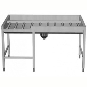 Resim Electrolux Professional Manuel Ayrıştırma Tezgahı 3 Sepetli Önden Bağlantı Soldan - Sağa 1620 MM HSMSF3LR 