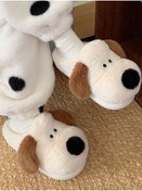 Resim Devida Yumuşak Termo Taban Sevimli Köpek Panduf 