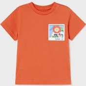 Resim Mayoral Erkek Bebek Gezgin Detaylı Kısa Kollu Tshirt 