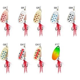 Resim Lucky John Spin X Round 3.5gr No:1 Döner Kaşık Sb 