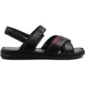 Resim Hakiki Deri Erkek Klasik Sandalet 128ma216 001 