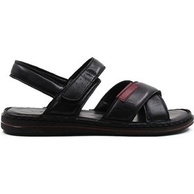 Resim Hakiki Deri Erkek Klasik Sandalet 128ma216 001 