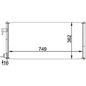 Resim Klima Kondenseri Connect 1.8 1.8Di 1.8Tdci 1.8Tddi (2002-13) 504645476 