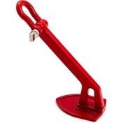 Resim Trx4 Scx10 İçin Kırmızı Alaşım Rc Araç Çapa - 69x26mm Vinç Aksesuarı 