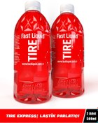 Resim Fast Liquid Tıre Express Lastik Parlatıcı Yüksek Parlaklık & Islak Görünüm 2 Adet 500ml 