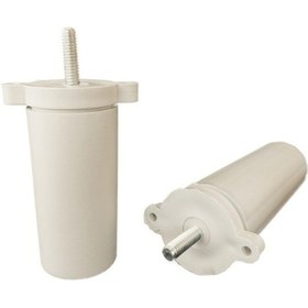 Resim İstanbule-Hırdavat Koltuk Kanepe Baza Çekyat Plastik Orta Ayak Beyaz 9-14 Cm Arası 