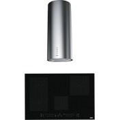 Resim Franke Ftu Plus 3707 I Xs Ada Davlumbaz + Fma 804 I F Bk Indüksiyonlu Ocak Inox-Siyah Ankastre Set 