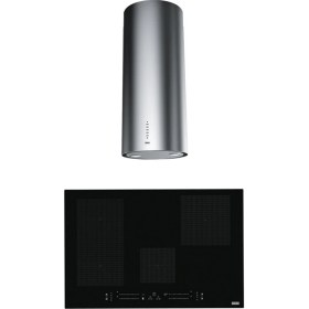 Resim Franke Ftu Plus 3707 I Xs Ada Davlumbaz + Fma 804 I F Bk Indüksiyonlu Ocak Inox-Siyah Ankastre Set 