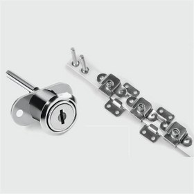 Resim 555 Zamak 70 cm İki Katlanır Anahtar Merkezi Keson Kilidi (555-288-16-70-K) 