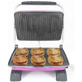 Resim Dökümix Demir Döküm Lila 1800 Watt 4-6 Dilim Ev-sanayi-büfe Tipi Tost Makinası Ve Izgara 