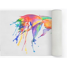 Resim Zethome Gold Fish Banyo Paspas Ve Tek Kanat Duş Perdesi 1x180x200 Çok Renkli 