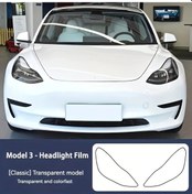 Resim Xuweiwei Model 3 Transparent Tesla Model 3 Model Y Tpu Farşin Film 2 Parça Kurulum Hediyeli 