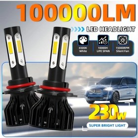 Resim Chuangyinshop 2 Adet Kıngsofe Yüksek Güçlü H4 Led Far 9005 Hb3 9006 H7 H11 H13 9012 Oto Far Ampulü 6500k 