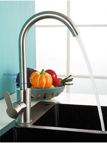 Resim Fleko Inox 360 Derece Dönebilen Eviye Bataryası - Mutfak Bataryası Inox 