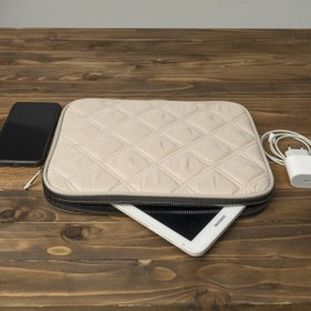 Resim Polina Tablet Çantası & Tablet Kılıfı. Ipad, Matepad, Galaxy Tablet Çantası10&11 Inç'e Kadar Uyumlu Bej 