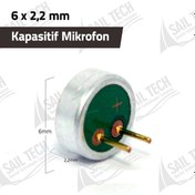 Resim Kapasitif Mikrofon 6*2,2 Mm 