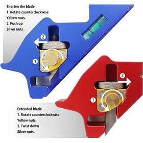 Resim Pazly Ahşap Kenar Düzeltme Planyası - 45 Eğimli, Ayarlanabilir Derinlik, Düz+u Bıçaklı Ahşap İşleme Köşe Planyası - Uygun Her Türlü Ahşap İçin 