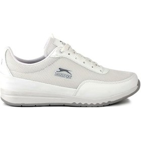Resim Slazenger ANGLE I Kadın Beyaz / Gri Günlük Spor Ayakkabısı 