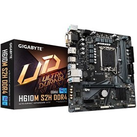 Resim H610M S2H Intel H610 3200 MHz DDR4 M.2 USB 3.2 VGA DVI DP HDMI 1G LAN mATX Anakart 