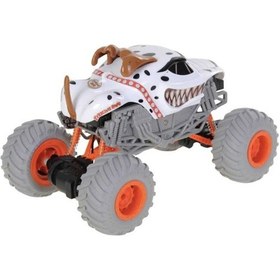 Resim Monster Truck Tasarımlı Uzaktan Kumandalı Off Road Jeep 25 Cm Turuncu Beyaz Siyah Çok Renkli 