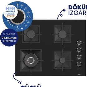 Resim Ferre Ve AFM Tech SC405-WFA WOK + FM7700 + FM3400 Venüs Turbolu Siyah Dijital Ankastre Set 