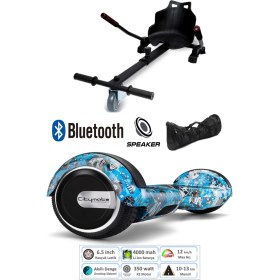 Resim Citymate Elektrikli Kaykay Scooter Hoverboard Akıllı Dengeli + Hover Kart + Çanta Full Paket 