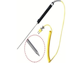 Resim Cem Nr 81539 K Tipi Sivri Uçlu Sıcaklık Ölçer Prob 