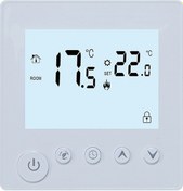 Resim Xiyyadms Akıllı Lcd Ekranlı Güçlü Elektrikli Yerden Isıtma Termostatı - Çocuk Kilidi Ve 3 Mod İle Enerji Tasarrufu 
