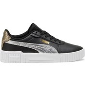 Resim Puma Carina 2.0 Metallic Shine Kadın Siyah Sneaker 39509602 Siyah 
