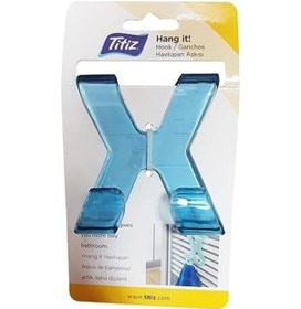 Resim İt Pratik Kolay Taşımabilir Havlupan 2 Kancalı Banyo Askısı Siyah 