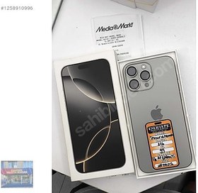 Resim Apple iPhone 16 Pro Max İkinci El TR | 256 GB | Natürel Titanyum 