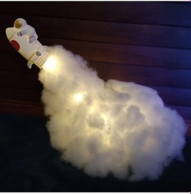 Resim Uçan Astronot Tasarımlı Gece Lambası Tg-53-vice/ 1395 1045 Çok Renkli 