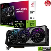 Resim Asus ROG-STRIX-RTX5070TI-O16G-GAMING 16Gb 256Bit GDDR7 2xHDMI 3xDP Gaming Ekran Kartı 