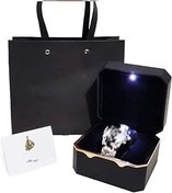 Resim Saat Kasası Saat Kutusu Saat Kutuları Watch Box Flip Storage Box, Single Watch Storage Box For Men And Women, Can Be Used As Gift Box Saat Kılıfı Saat Saklama Kutusu ( Color : Bronze , Size : 11.5*11* 