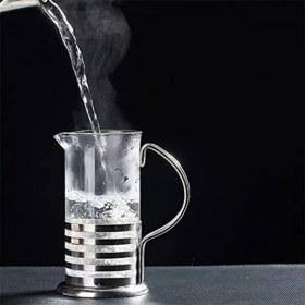 Resim Marsilyan Paslanmaz Çelik Gövdeli French Press Kahve ve Çay Demleme Aparatı 