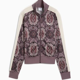 Resim T7 VINTAGE Prep Baskılı Kadın Track Ceket 