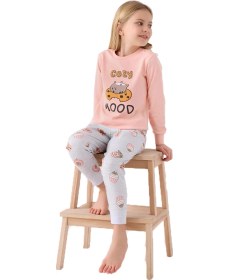 Resim Rolypoly Rp3467-2 Kız Çocuk Kışlık İkili Pijama Takım SOMON 