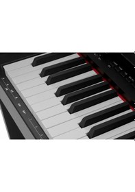 Resim Nux Wk-310-bk Dijital Piyano Siyah Mobilyalı Tasarım 88 Tuşlu Çekiç Aksiyon 