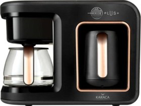 Resim Hatır Plus 2 in 1 Black Copper Kahve Makinesi 