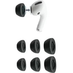Resim Airpods Pro Generation 1 & 2 Için Köpük Kulak Uçları, Çeşitli S, M & L, 3 Çift - Üstün Konfor, Sarsılmaz Uyum, Hafızalı Köpük Kulaklık Uçları, Kulaklık Değiştirme Ipuçları, Abd'de 
