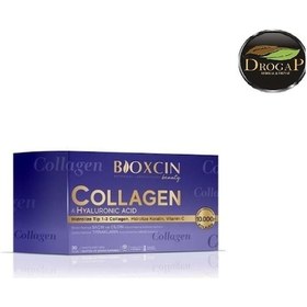 Resim Bioxcin Beauty Collagen Toz Tip 1 - Tip 3 Hidrolize Kolajen Keratin 30 Saşe x 10.000 MG 