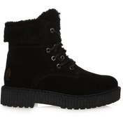 Resim Hush Puppies Deri Siyah Kadın Bot HP-315-010 