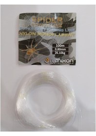 Resim Remixon Spider Serisi 0,80 Mm 100 Mt Monofilament Misina 26,10 Kg 
