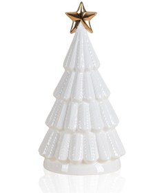 Resim The Mia Dekoratif Led Işıklı Yılbaşı Ağacı Beyaz 10x10x18 1 Adet 