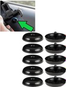 Resim 5li Set- Siyah Emniyet Kemeri Çıtçıtı Klipsi Düğmesi Stop Düğme Toka Tüm Araçlar Için 