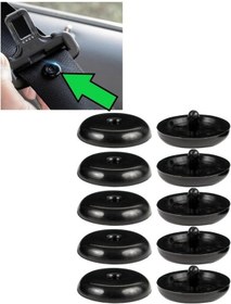 Resim 5li Set- Siyah Emniyet Kemeri Çıtçıtı Klipsi Düğmesi Stop Düğme Toka Tüm Araçlar Için 